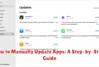 How to Manually Update Apps: A Step-by-Step Guide
