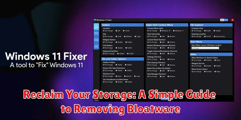Reclaim Your Storage: A Simple Guide to Removing Bloatware