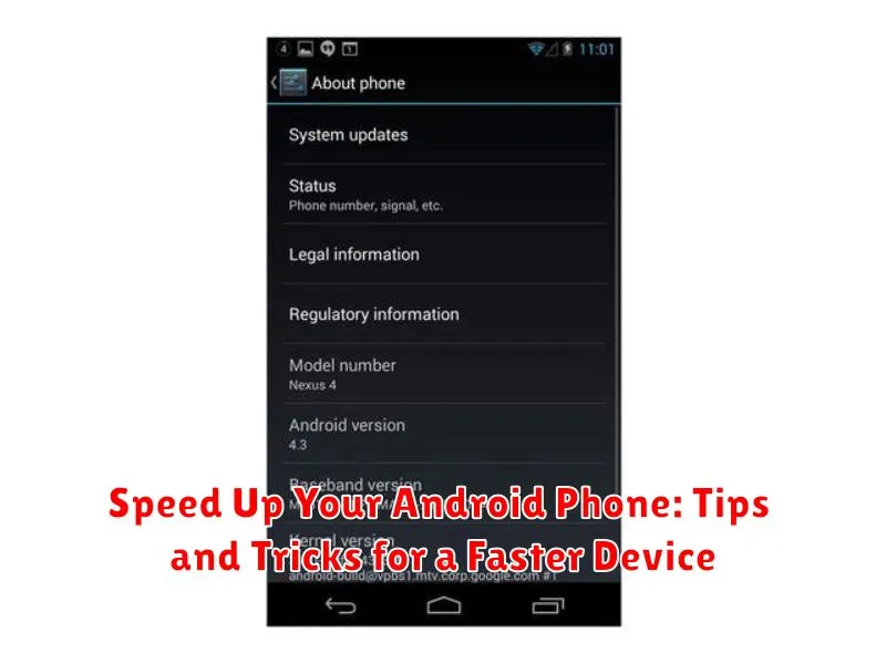 Speed Up Your Android Phone: Tips and Tricks for a Faster Device