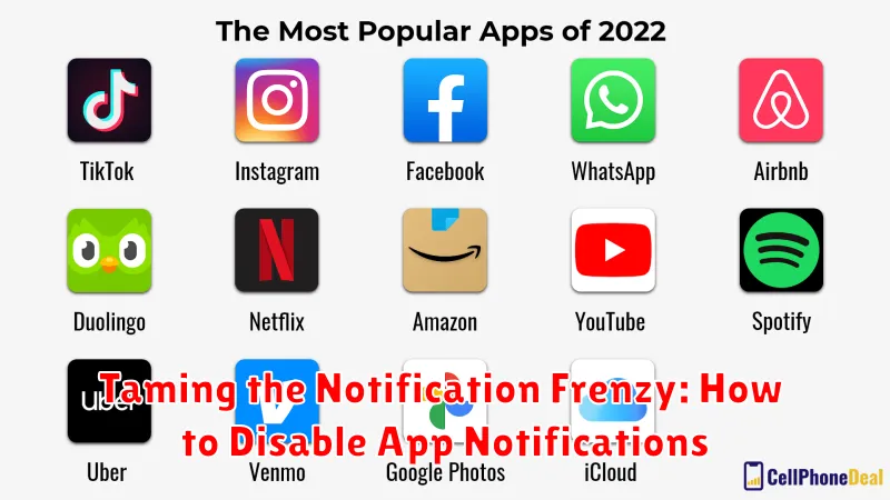 Taming the Notification Frenzy: How to Disable App Notifications