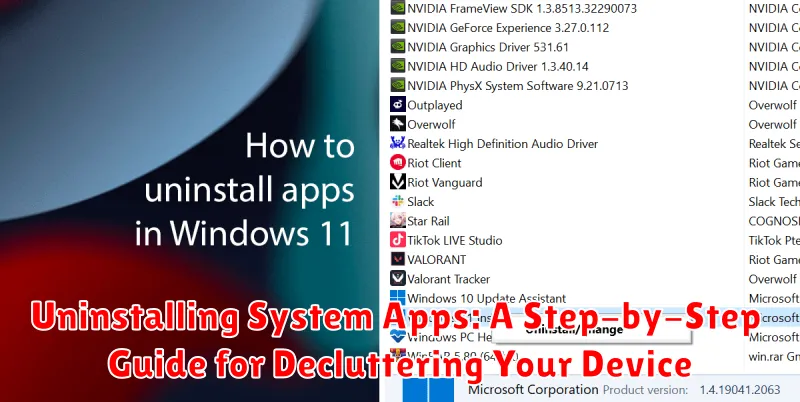 Uninstalling System Apps: A Step-by-Step Guide for Decluttering Your Device